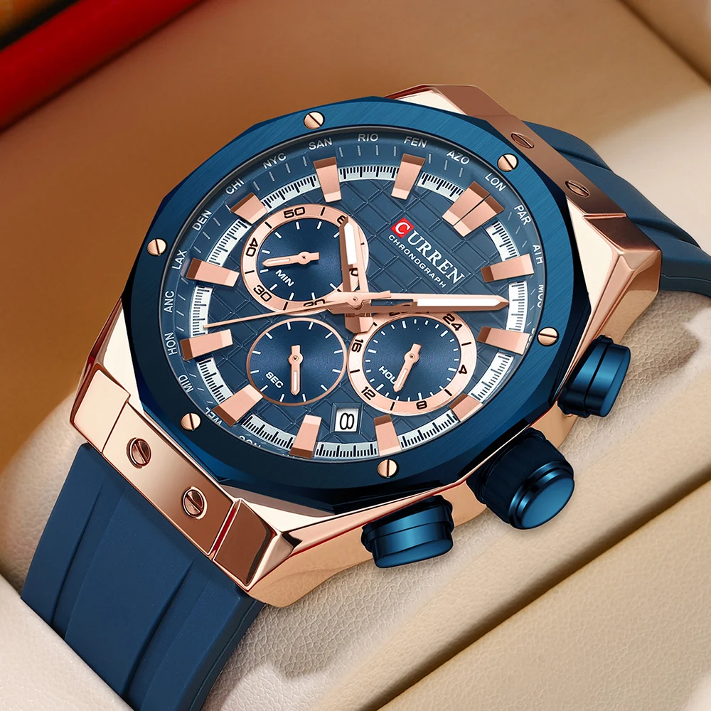 Luxury Watch Investment - CURREN Luxury Brand High Quality Chronograph