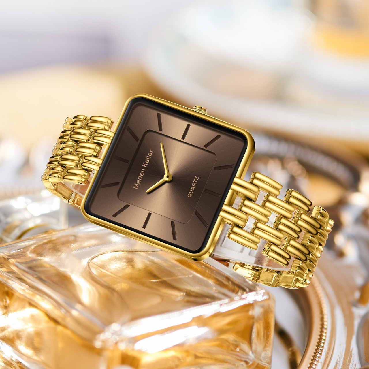 Square Gold Women Bracelet Wat - Luxury Watch Top 10 review and price