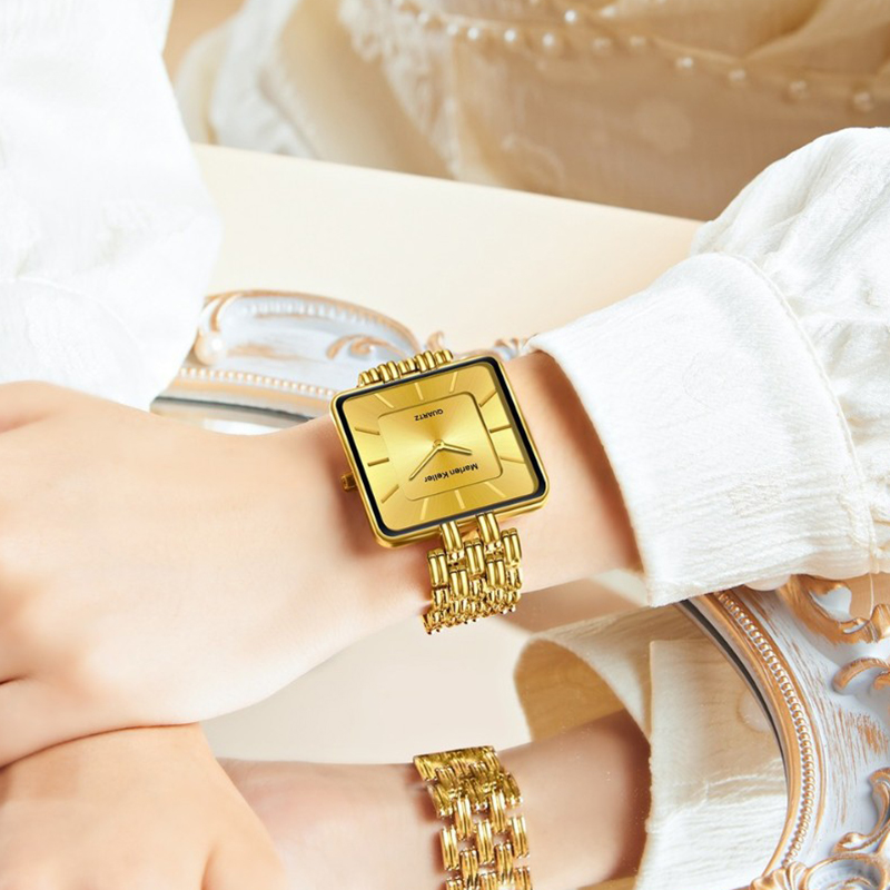 Square Gold Women Bracelet Wat - Luxury Watch Top 10 review and price