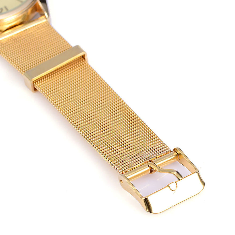 Women Quartz Watch Golden Mesh - Luxury Watch Gift For Her review and price