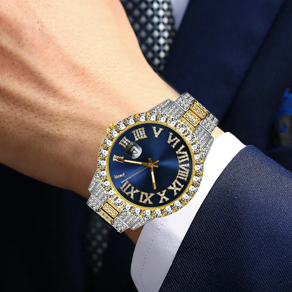 Iced Out Watch Men Luxury Bran - Luxury Watch Iceberg review and price