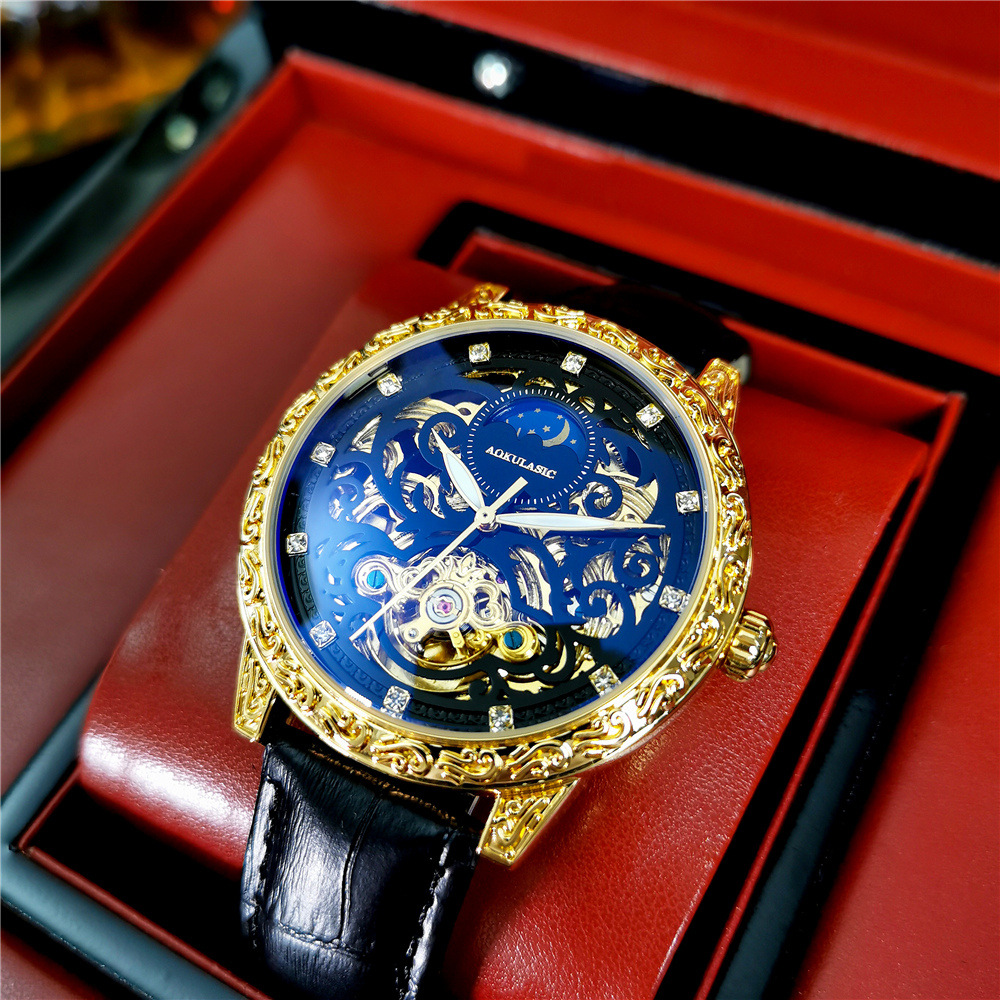 AOKULASIC Retro Iced Out Skele - Luxury Watch Iceberg review and price