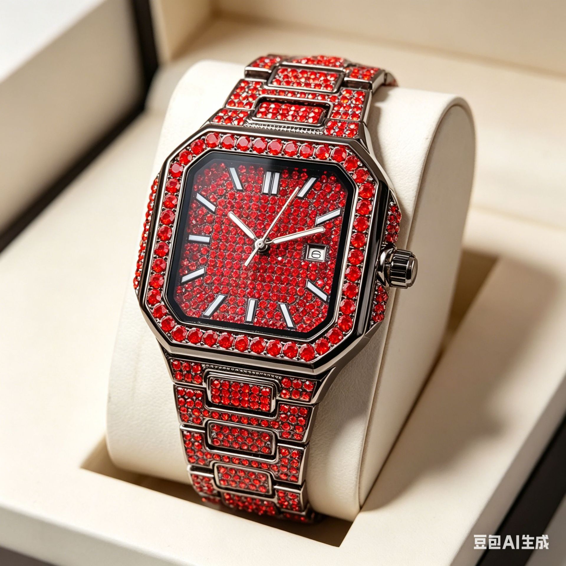 Luxury Square Ice Diamond Quar - Luxury Watch Iceberg review and price