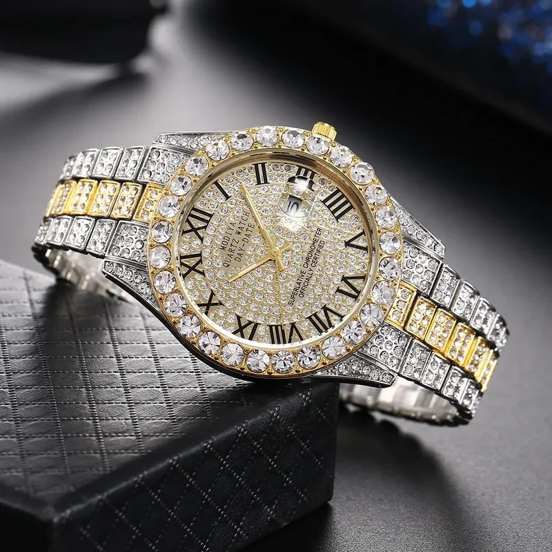 Hot‑Selling Gold Luxury Iced‑O - Luxury Watch Iceberg review and price
