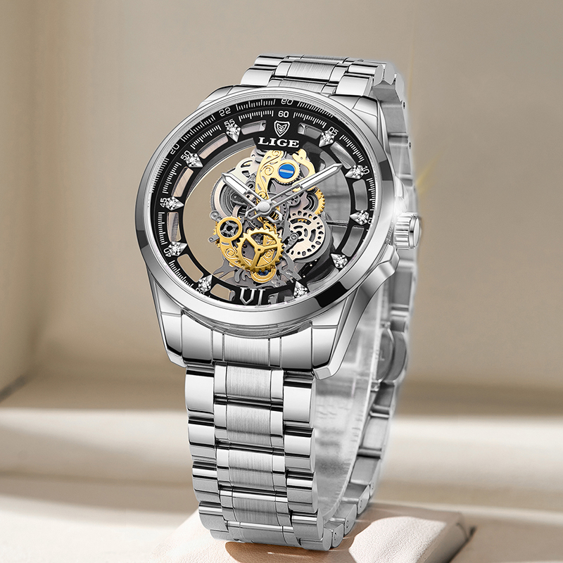 LIGE Fashion Top Luxury Men's  - Luxury Watch Investment review and price