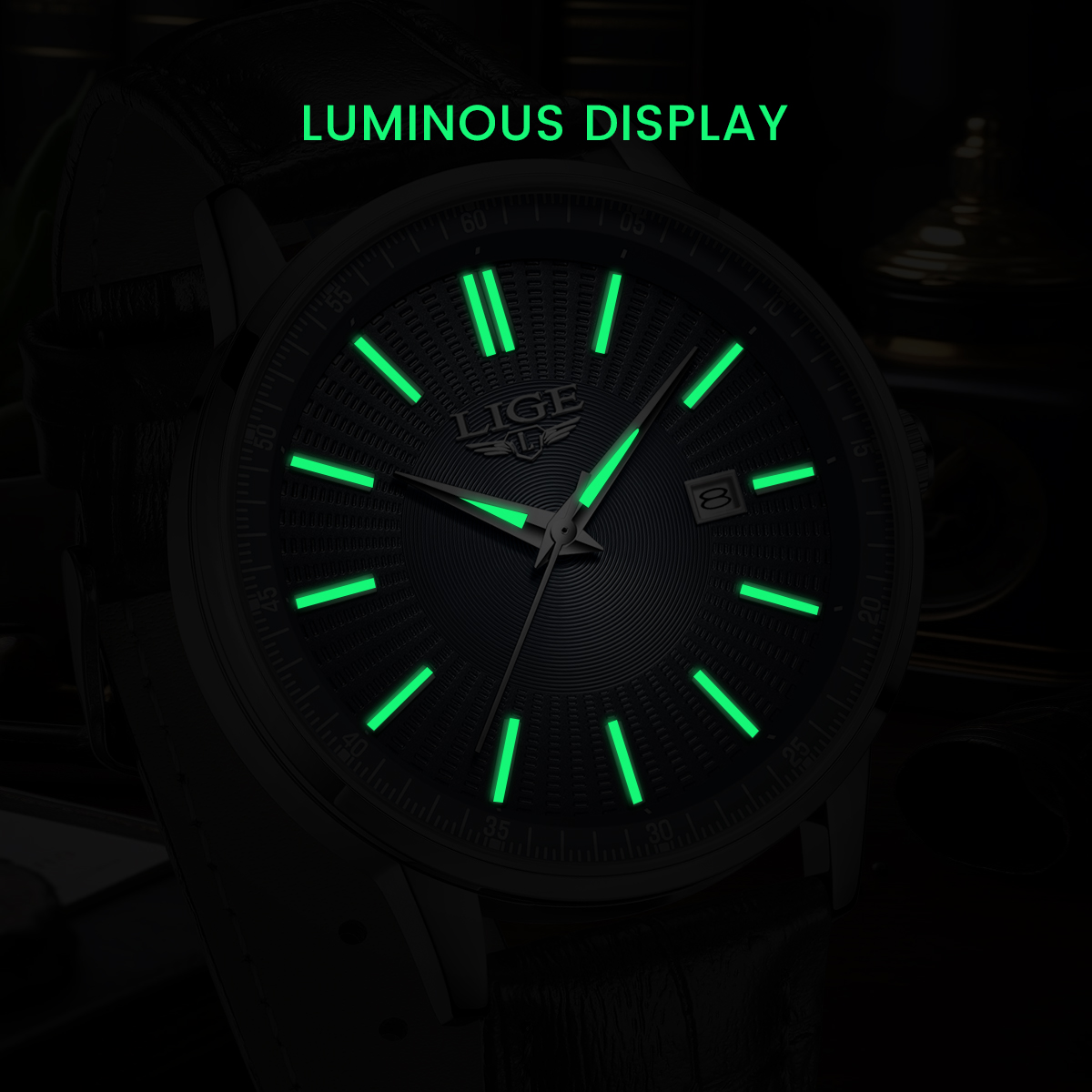 LIGE Top Brand Luxury Men's Wa - Luxury Watch Top 10 review and price