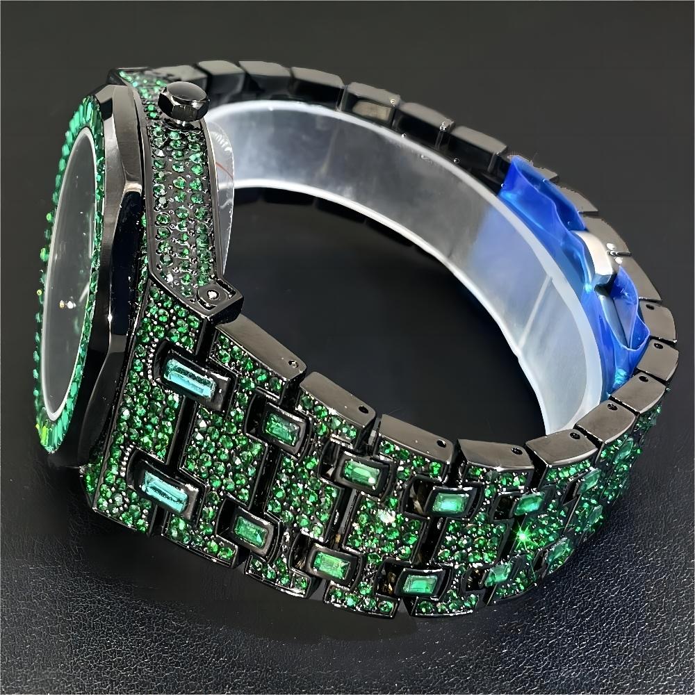 2024 Hip Hop Green Diamond Wat - Luxury Watch Iceberg review and price
