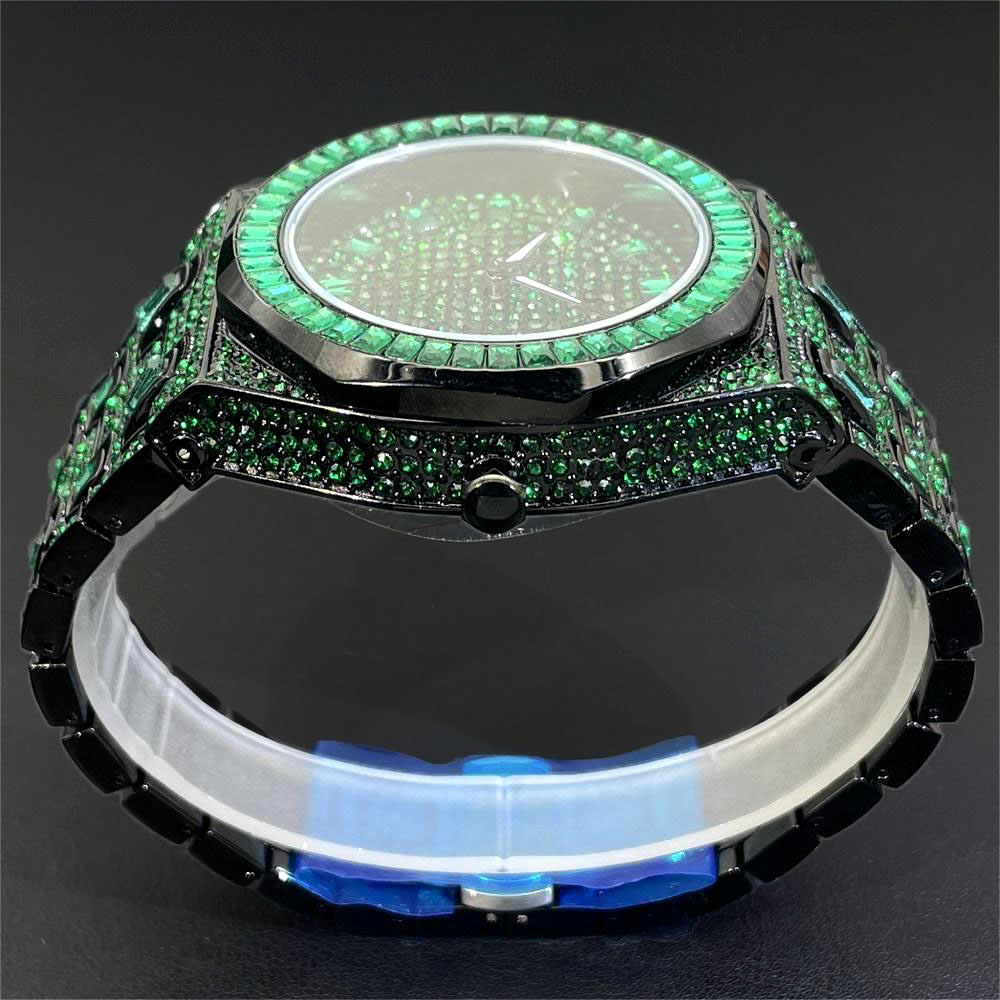 2024 Hip Hop Green Diamond Wat - Luxury Watch Iceberg review and price