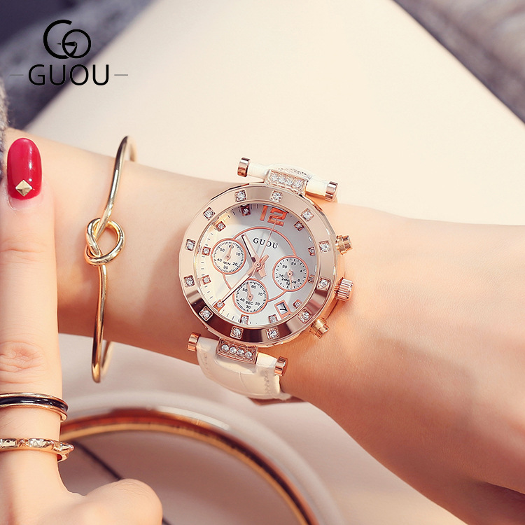 2018 GUOU Top Brand Fashion Lu - Luxury Watch Top 10 review and price