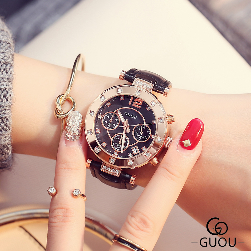 2018 GUOU Top Brand Fashion Lu - Luxury Watch Top 10 review and price