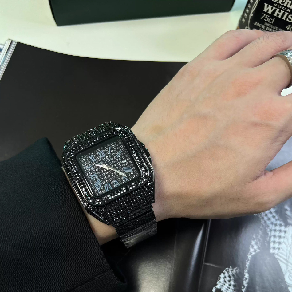 Gold or Black Watch Ice Out Sq - Luxury Watch Iceberg review and price